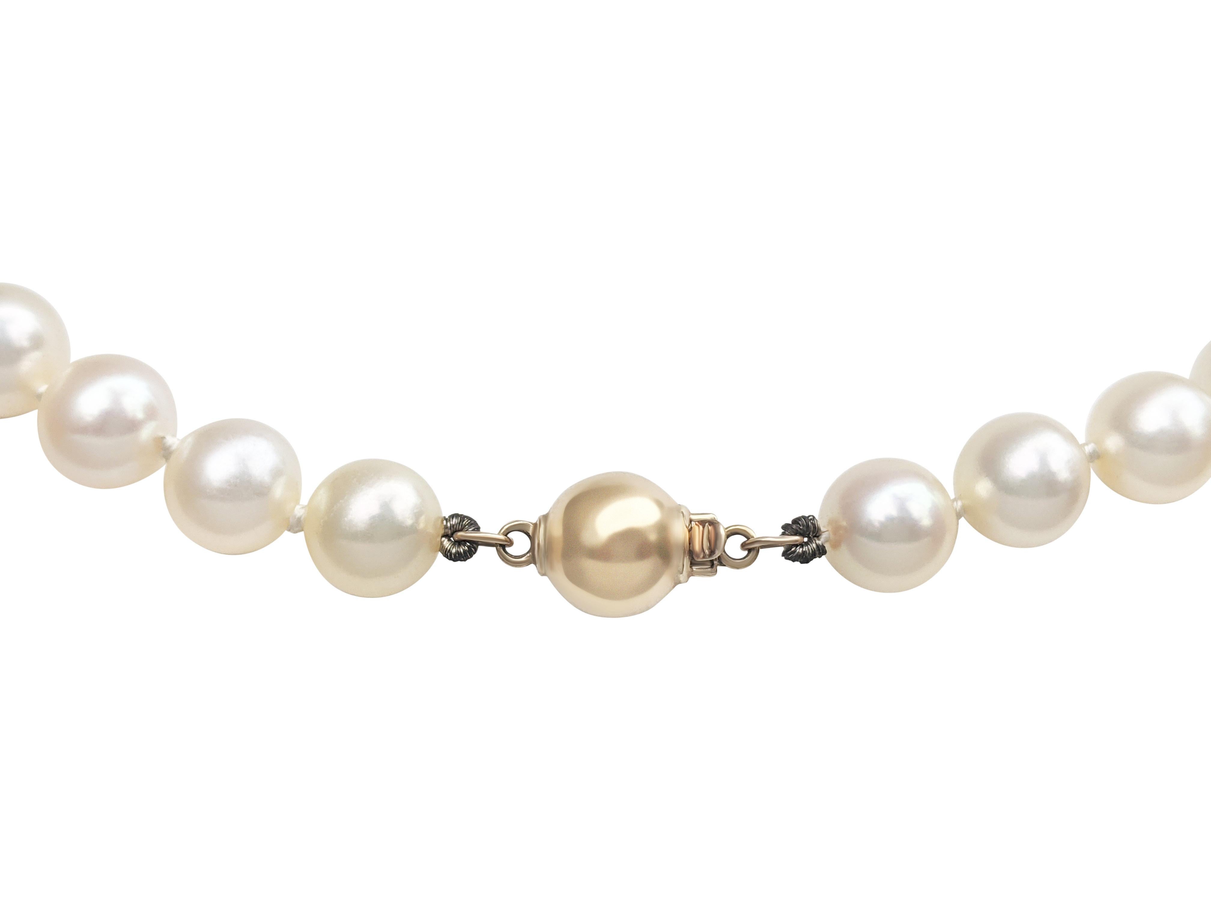 ** In Hong Kong and the USA the VAT is 0%.

53 pearls - approx. 7.5-7.7 mm
Color: Cream strand
Saltwater pearls

Item ships from Israeli Diamonds Exchange, customers are responsible for any local customs or VAT fees that might apply to the purchase.