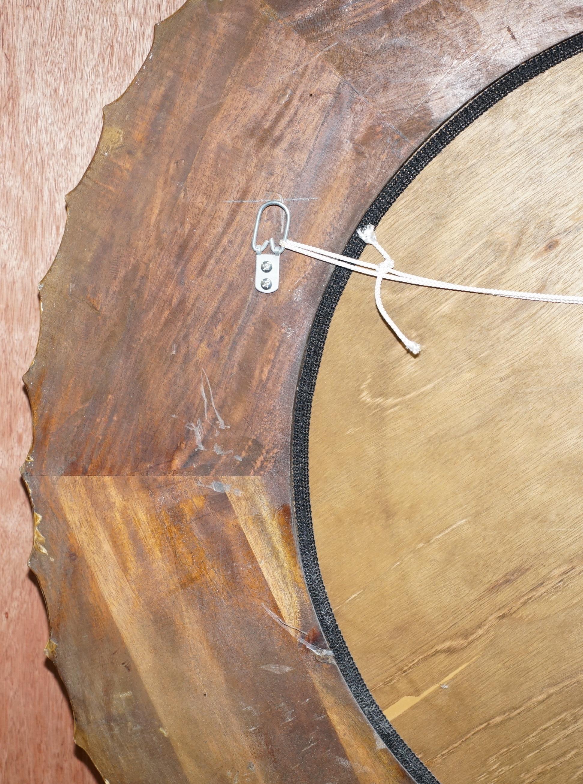 1 of 8 Specchi da parete in legno dorato e foglia d'argento di Christopher Guy in vendita 2
