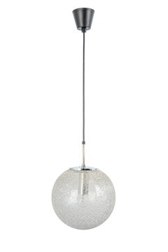1 of 10 Ciondolo a sfera in vetro e cromo Limburg, Germania, anni '70