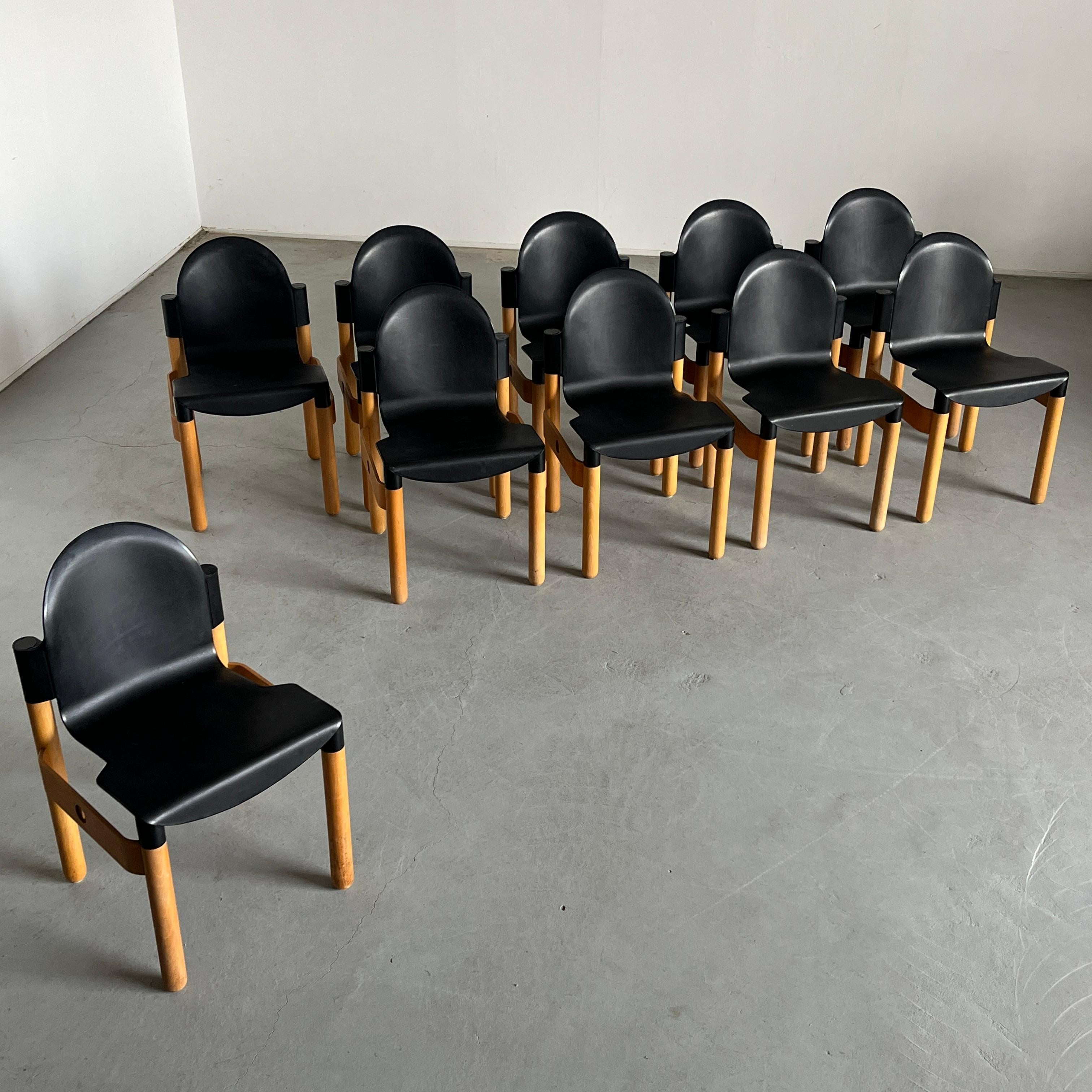 Mid-Century Modern 1 of 10 Vintage Thonet Flex 2000 Chairs by Gerd Lange for Thonet, 1970s