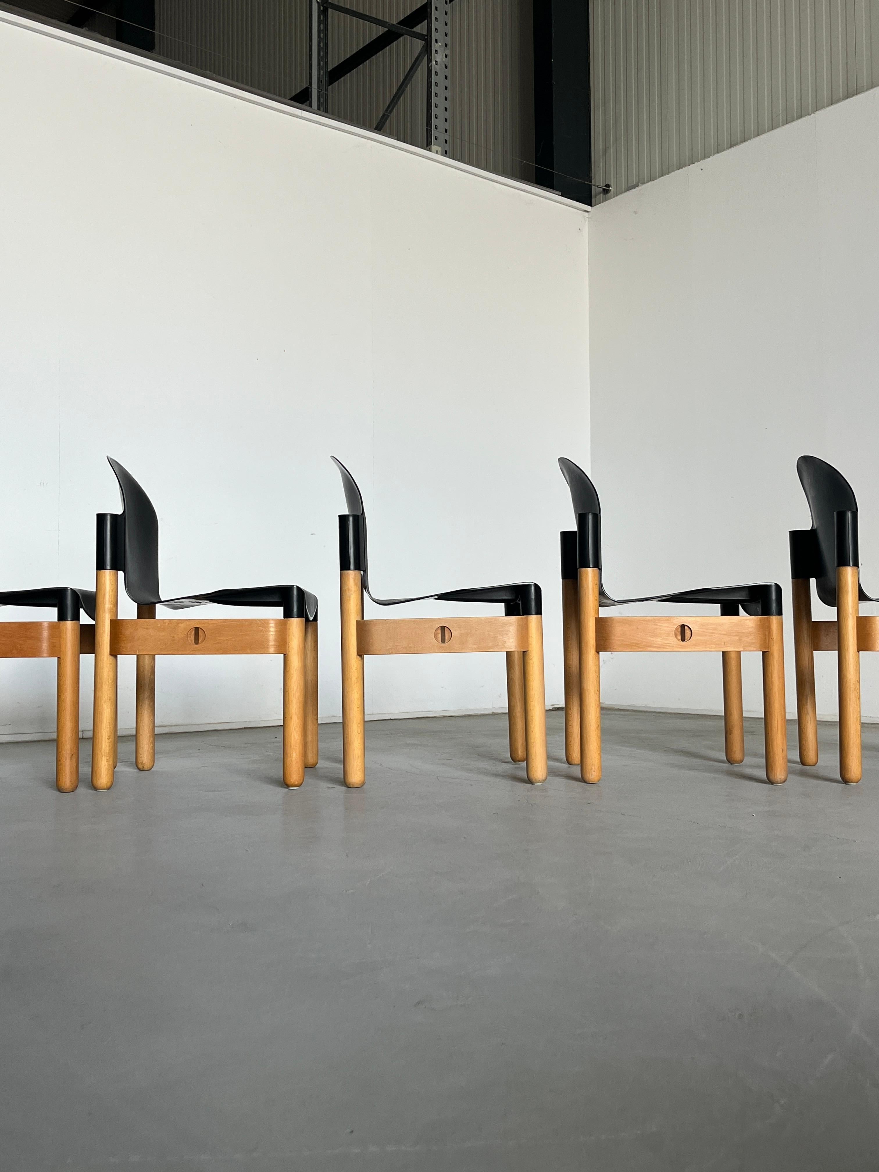 1 of 10 Vintage Thonet Flex 2000 Chairs by Gerd Lange for Thonet, 1970s In Good Condition In Zagreb, HR