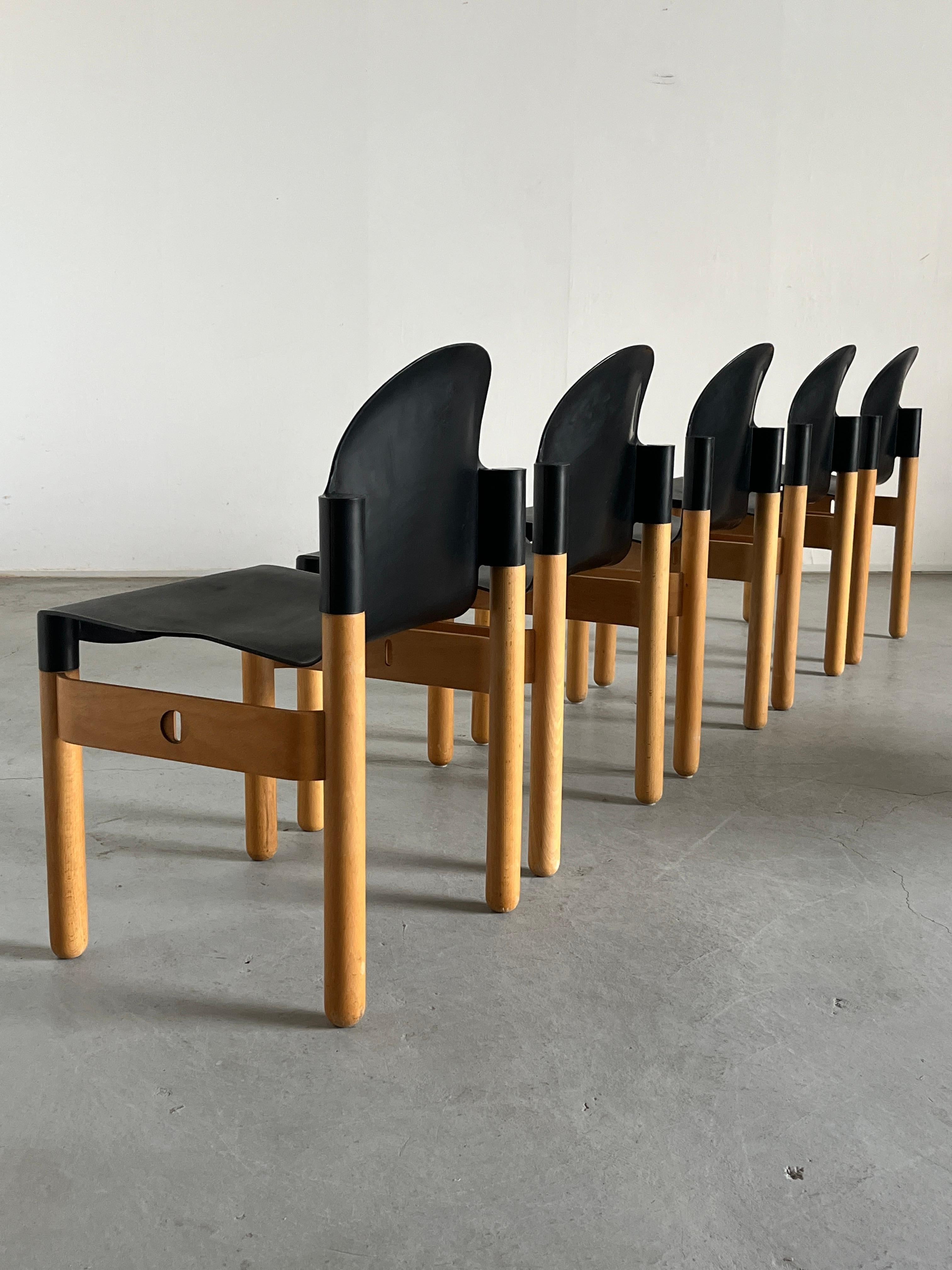 Late 20th Century 1 of 10 Vintage Thonet Flex 2000 Chairs by Gerd Lange for Thonet, 1970s