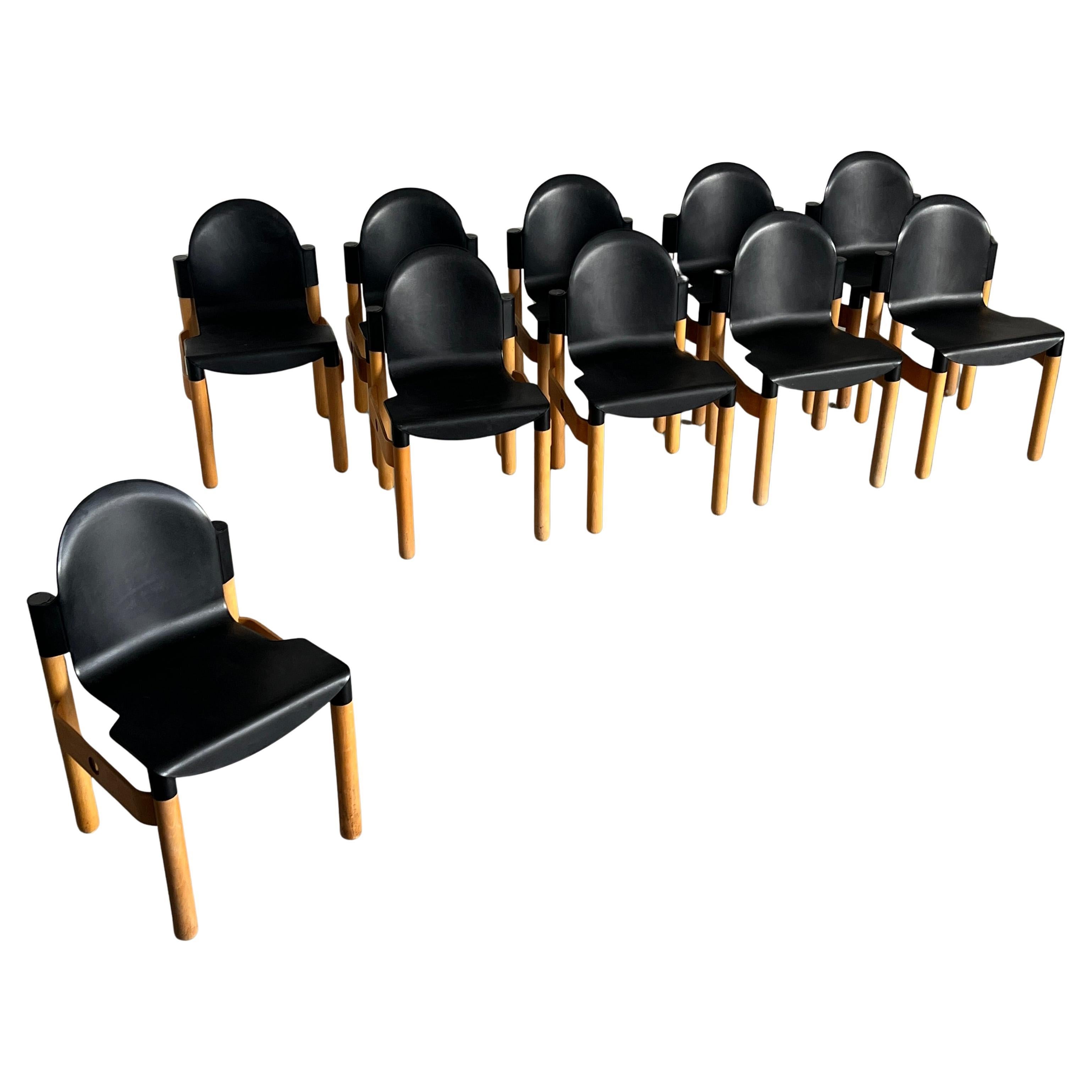 1 of 10 Vintage Thonet Flex 2000 Chairs by Gerd Lange for Thonet, 1970s