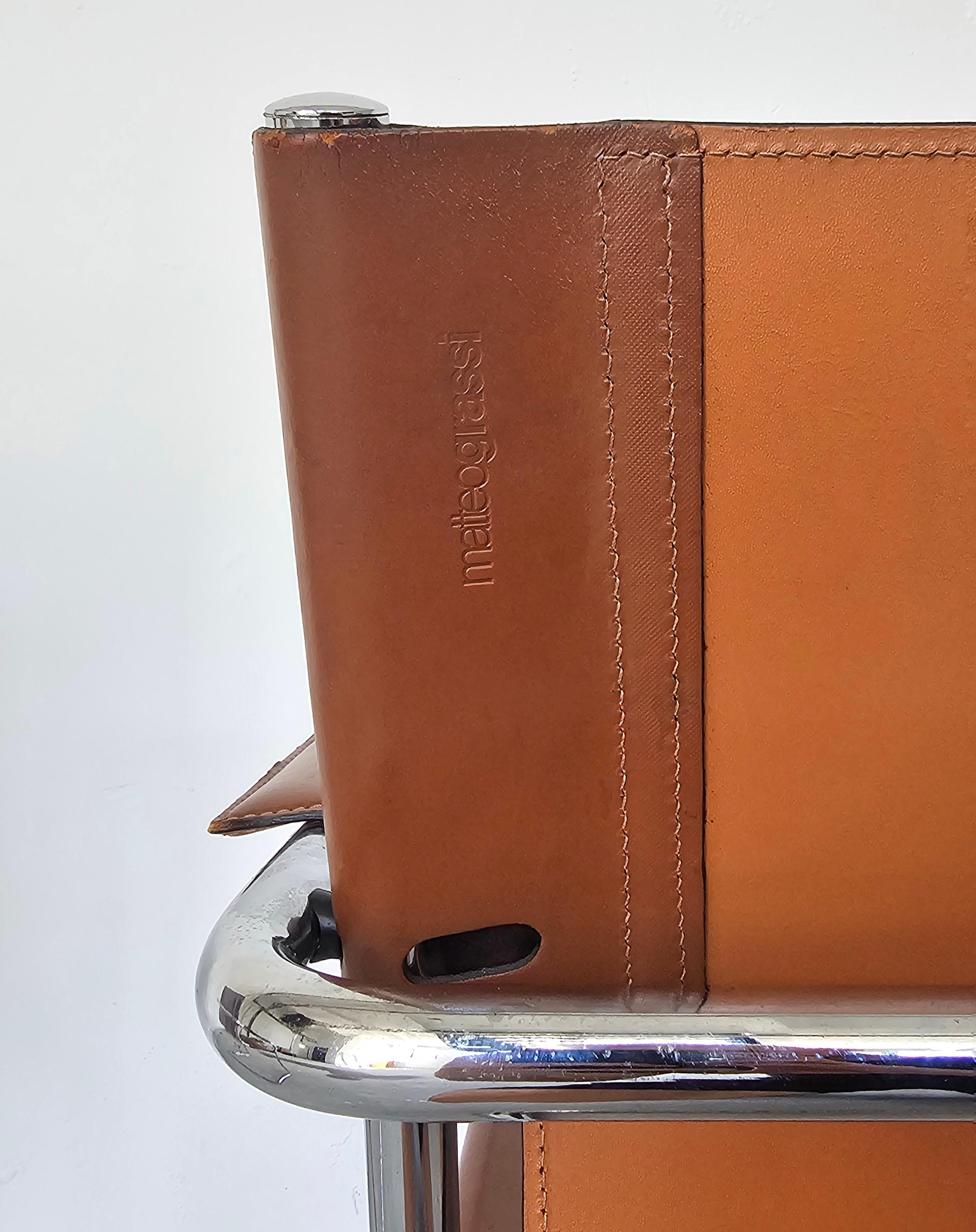 Late 20th Century 1 of 6 Bauhaus Leather 