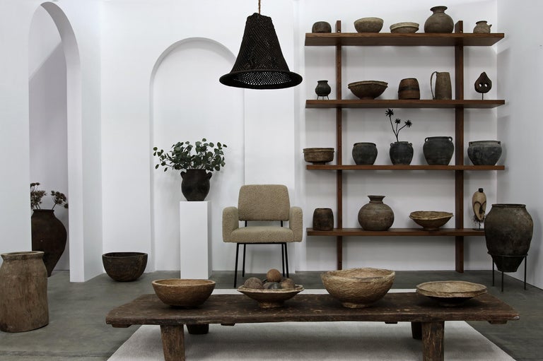 1 of 12 Dining Room Chairs, Armchair Nathan Lindberg Teddy Fur, Metal