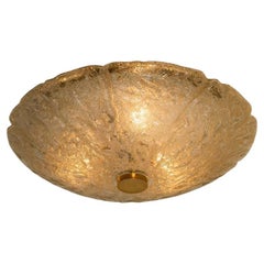 1 of 12 Massive Bubble Blown Murano Glass Flush Mounts or Wall Lights, 1960