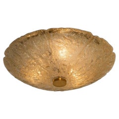 1 di 12 massicce lampade da incasso o da parete in vetro di Murano soffiato a bolle, 1960