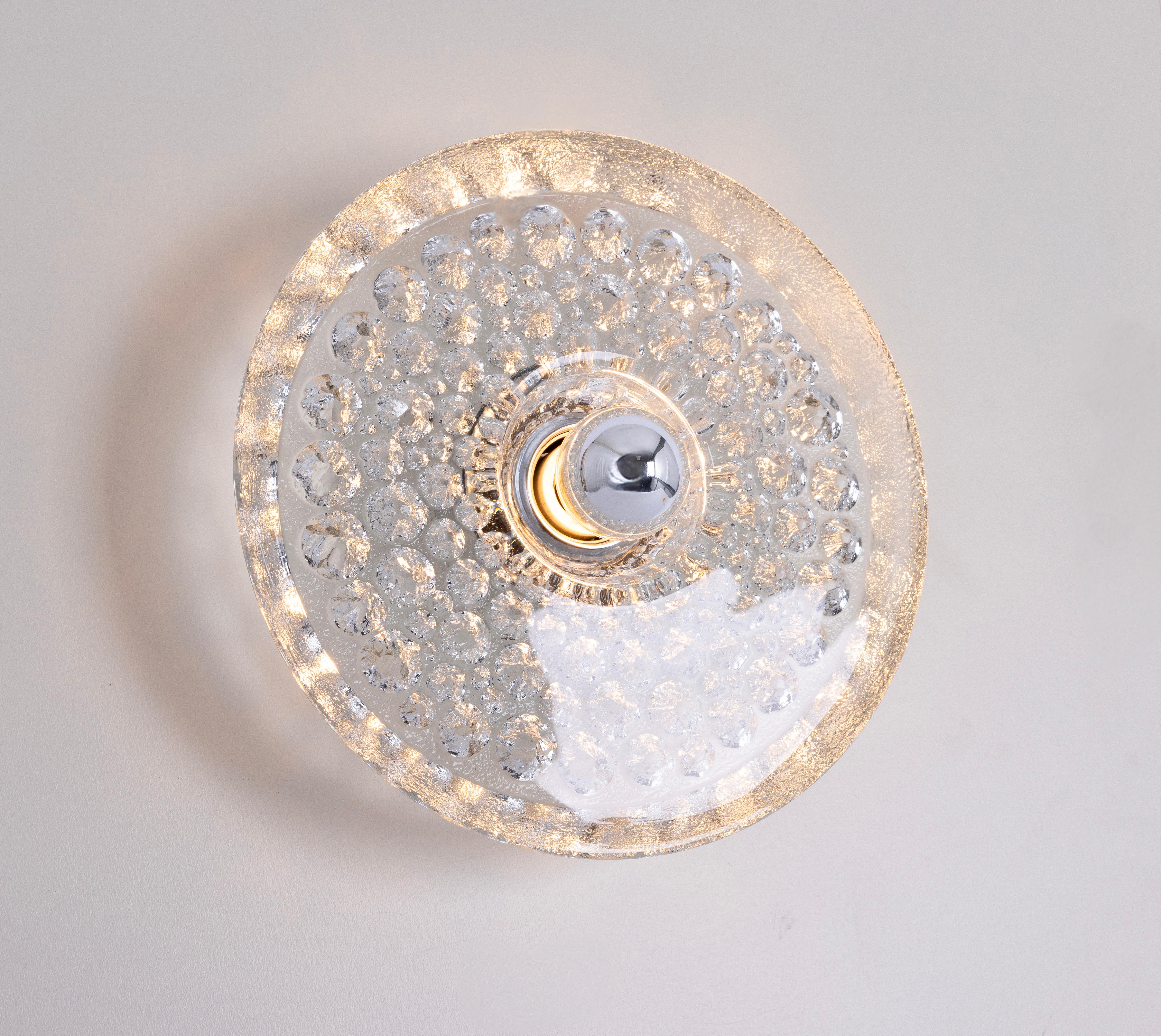 1 of 12 Applique Sputnik in cristallo di Peill & Putzler, Germania in vendita 5