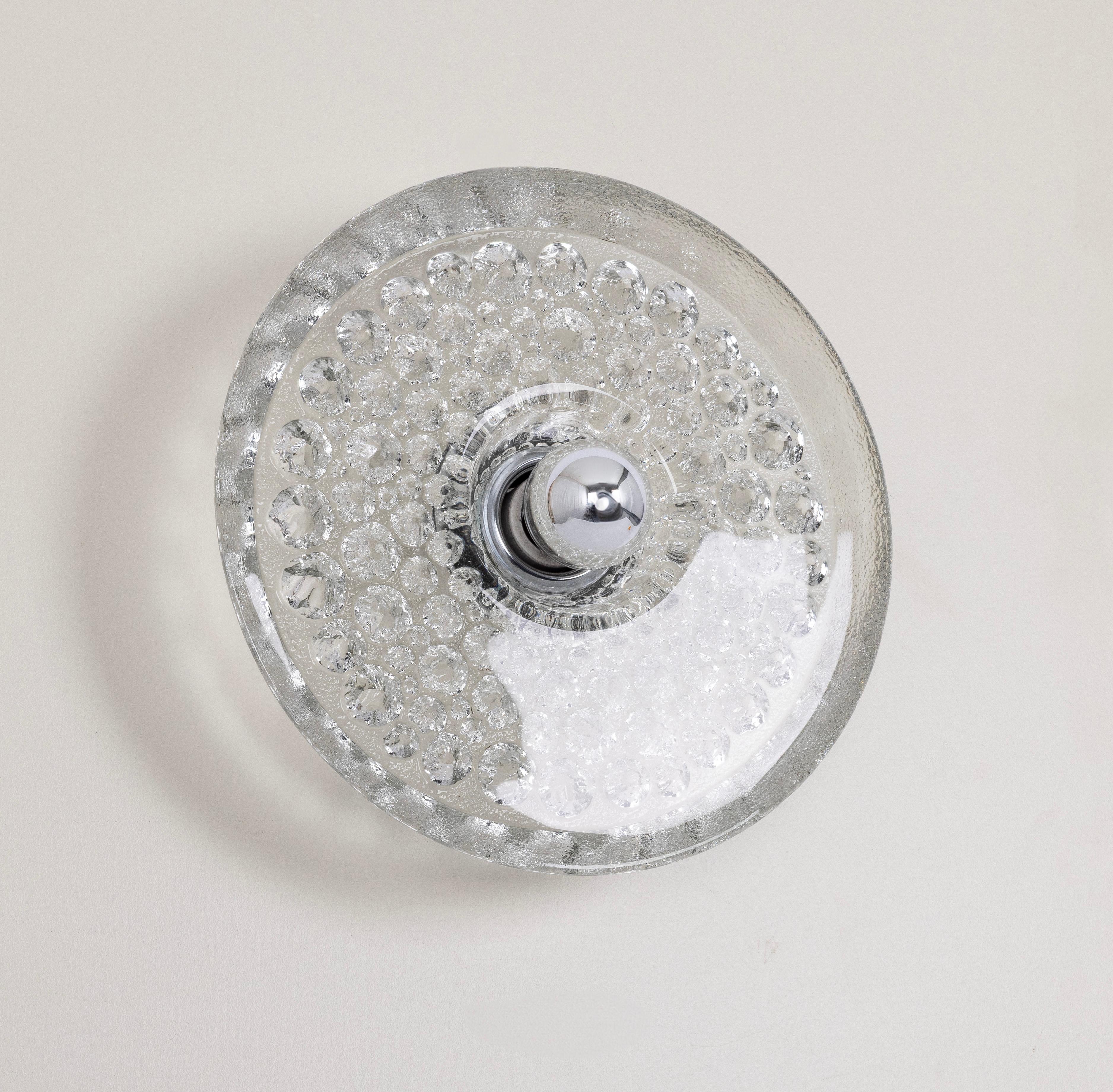 Tedesco 1 of 12 Applique Sputnik in cristallo di Peill & Putzler, Germania in vendita