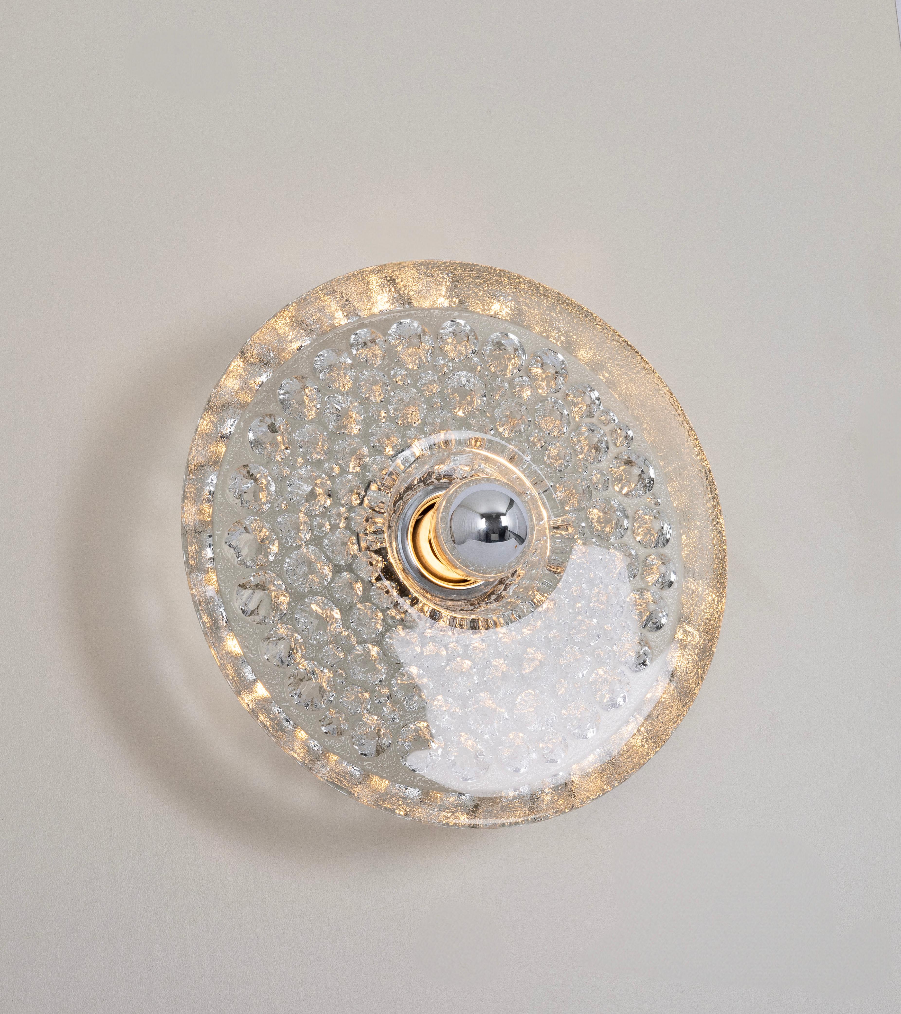 1 of 12 Applique Sputnik in cristallo di Peill & Putzler, Germania In condizioni buone in vendita a Aachen, NRW