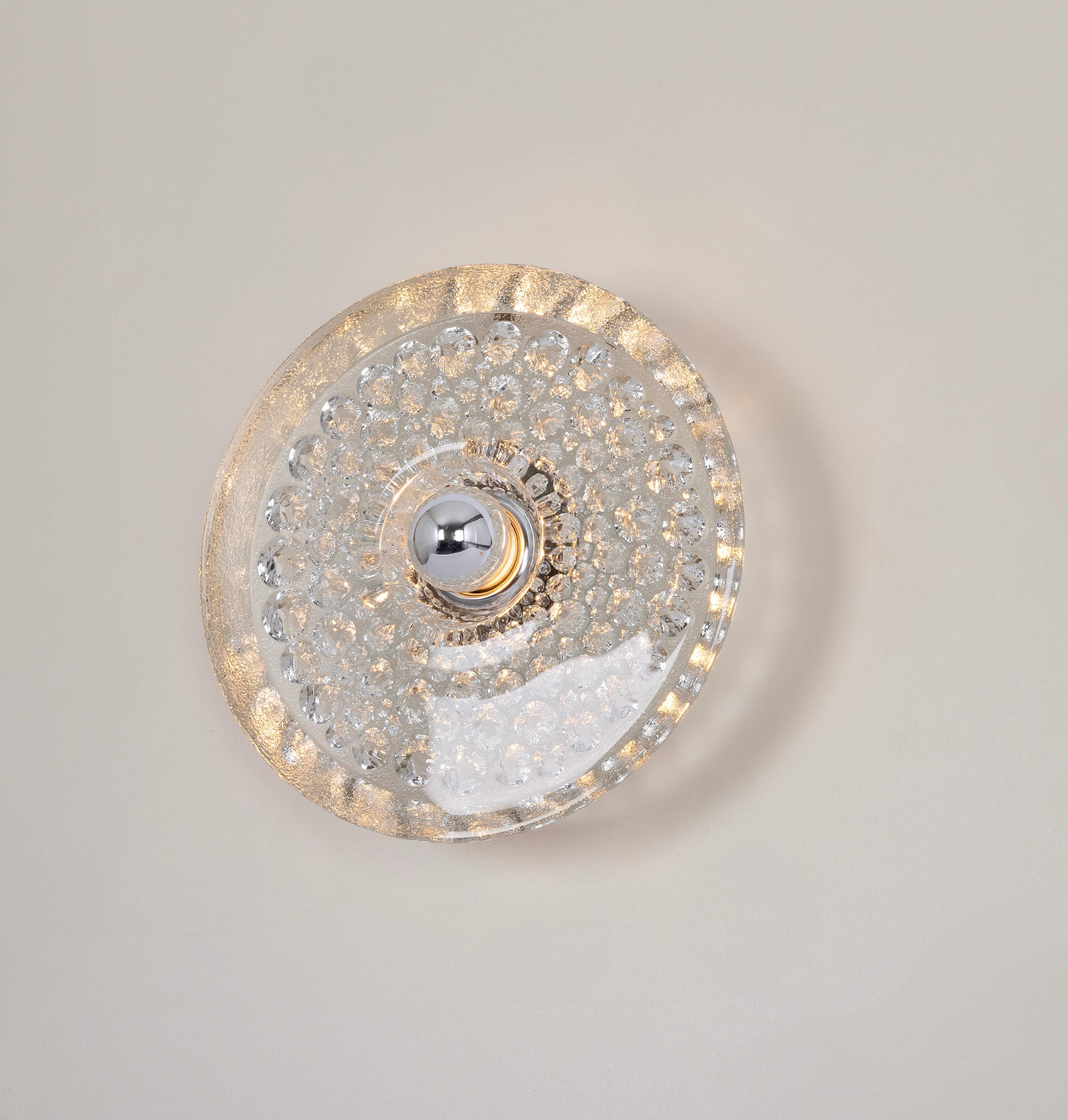 1 of 12 Applique Sputnik in cristallo di Peill & Putzler, Germania in vendita 2