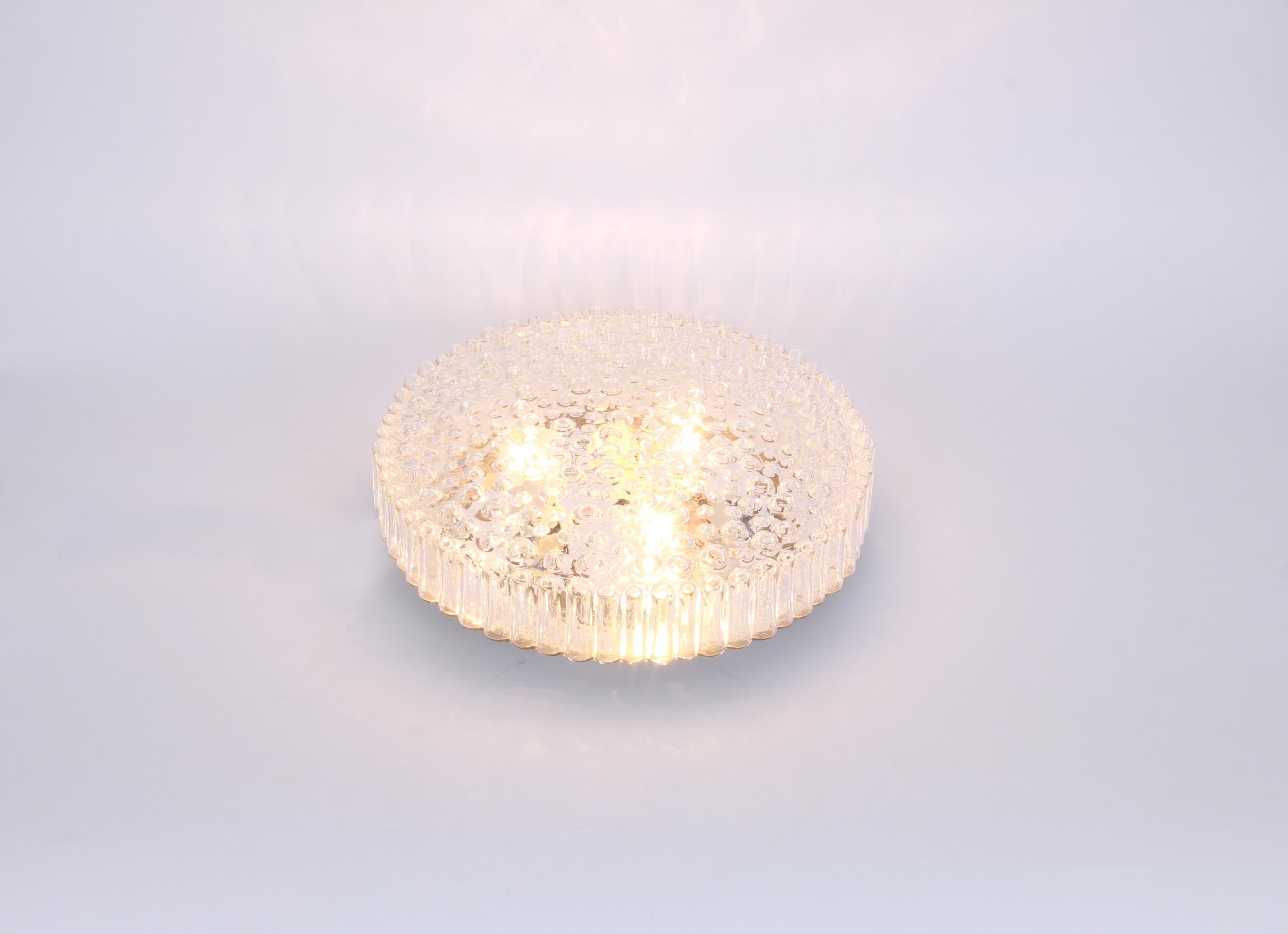 1 of 14 Bubble Glass Flush Mount by Staff, Germany, 1970s For Sale 5