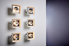 1 of 4 Spotlights in the Manner of Arteluce Italy 1960s