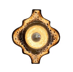 1 of 13 Lampade o plafoniere in ceramica PAN Keramik, anni '70 Fat Lava, Germania