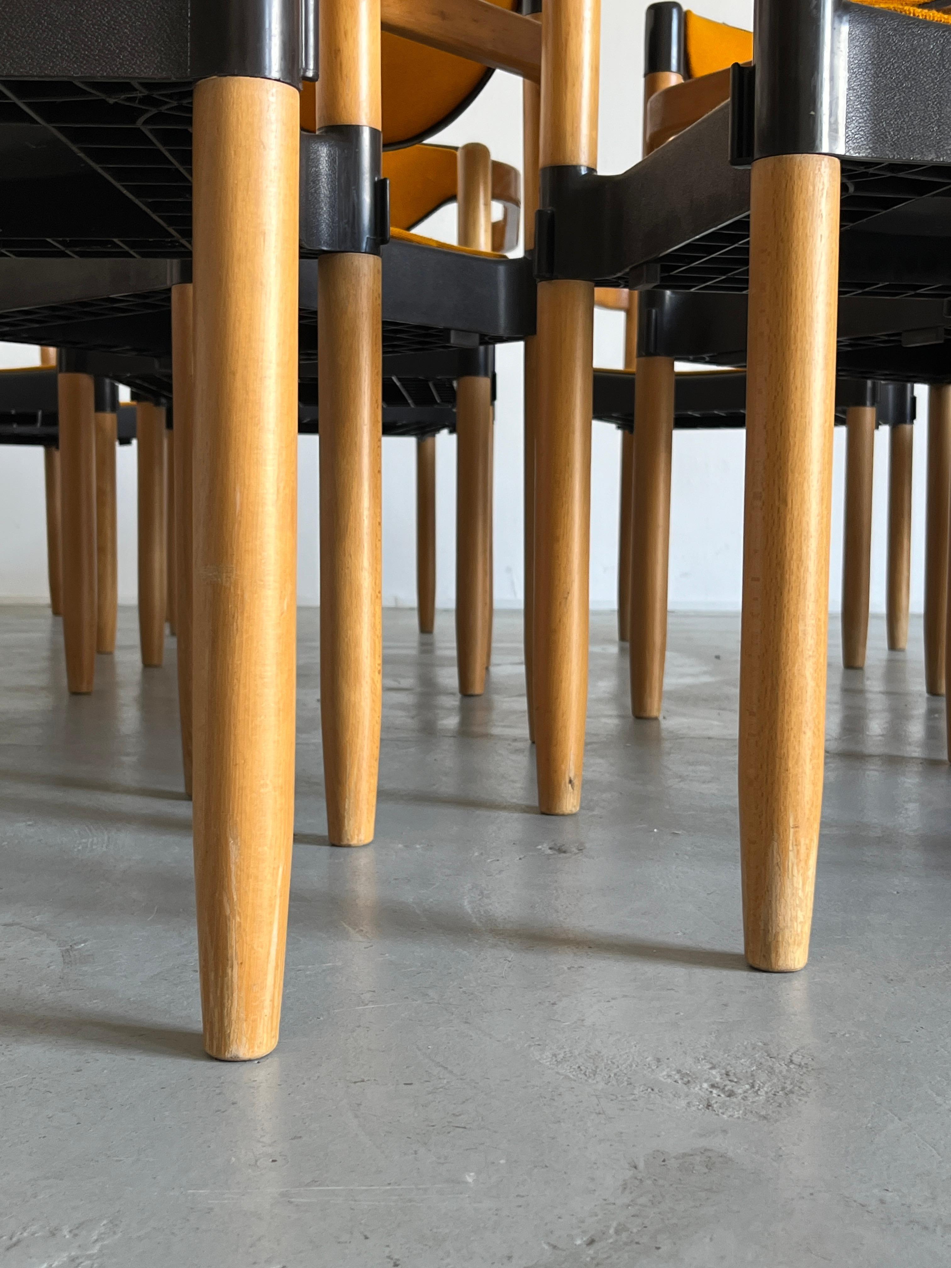 1 des 19 fauteuils empilables Strax de Hartmut Lohmeyer pour Casala, années 80 en vente 6