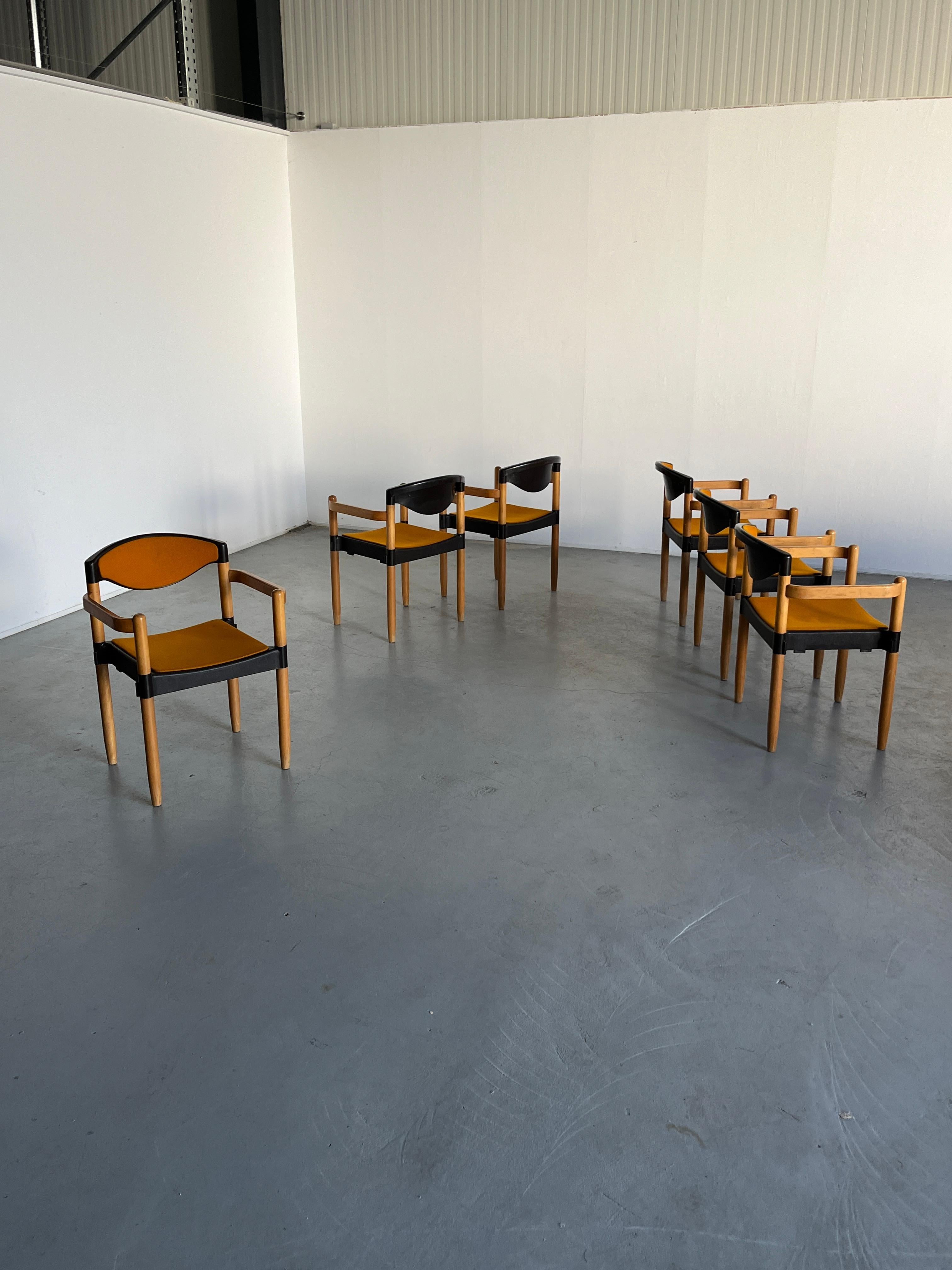 Allemand 1 des 19 fauteuils empilables Strax de Hartmut Lohmeyer pour Casala, années 80 en vente