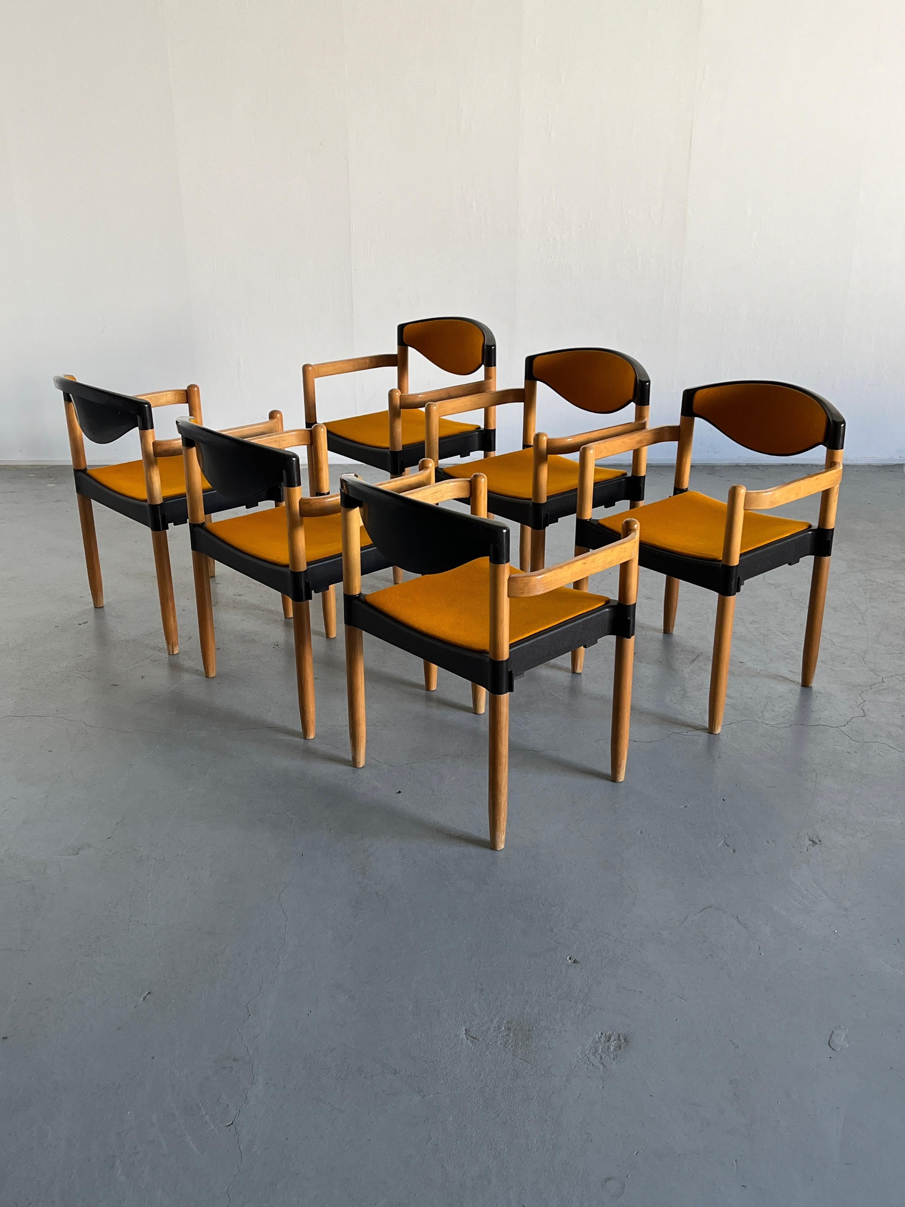 Fin du 20e siècle 1 des 19 fauteuils empilables Strax de Hartmut Lohmeyer pour Casala, années 80 en vente