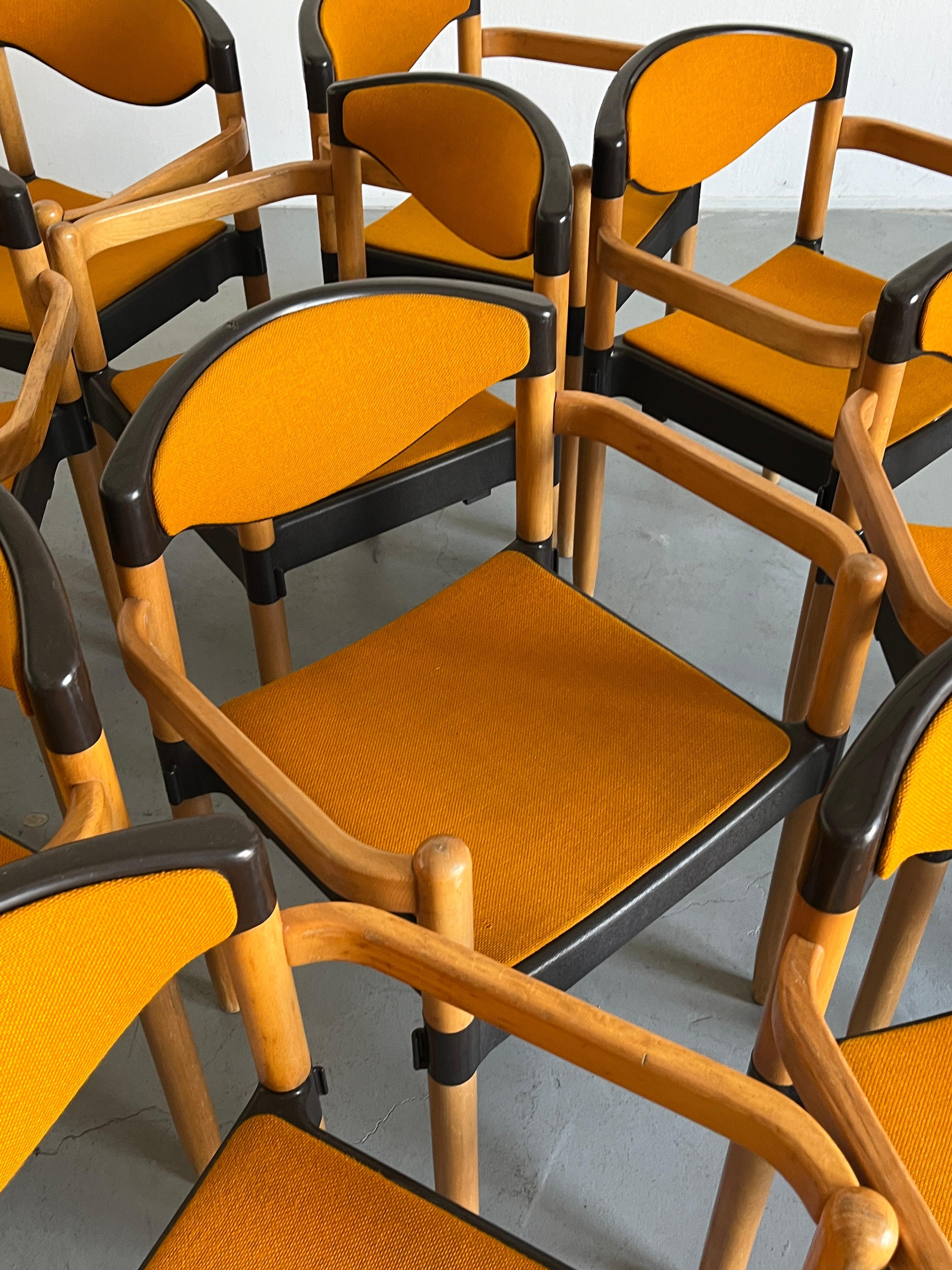 1 des 19 fauteuils empilables Strax de Hartmut Lohmeyer pour Casala, années 80 en vente 2