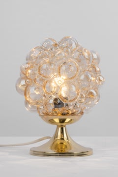 1 of 6 Amber Bubble Glass Table lamps, Germany