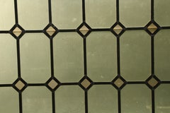 1 of 2 Arched Stained Glass Window