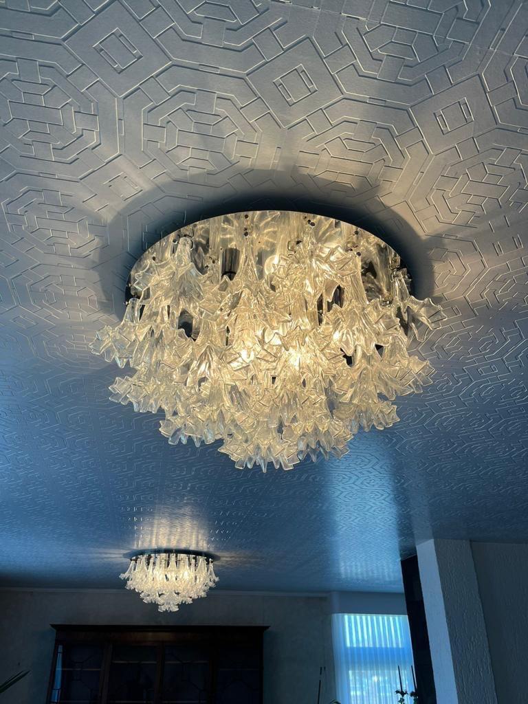 1 'di 2' Lampadario a filo di Murano Aretusa 34