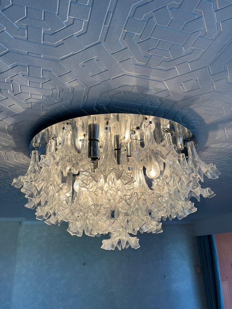 1 'di 2' Lampadario a filo di Murano Aretusa 34