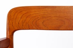 1 of 2 Armchair No. 56 by Niels Otto Møller (1954) – Teak Frame, Renewed Danish