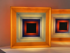 1 de 2 Aplique de pared Kvadrille de Bent Karlby para Lyfa, Dinamarca Años 60