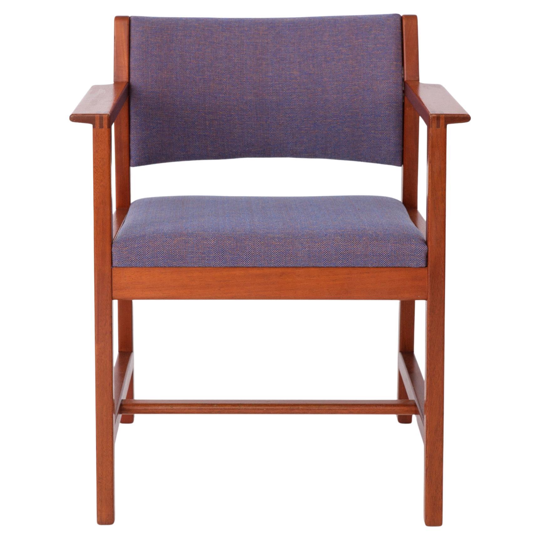 1 of 2 Børge Mogensen Vintage Armchair 1960s for Fredericia Stolefabrik