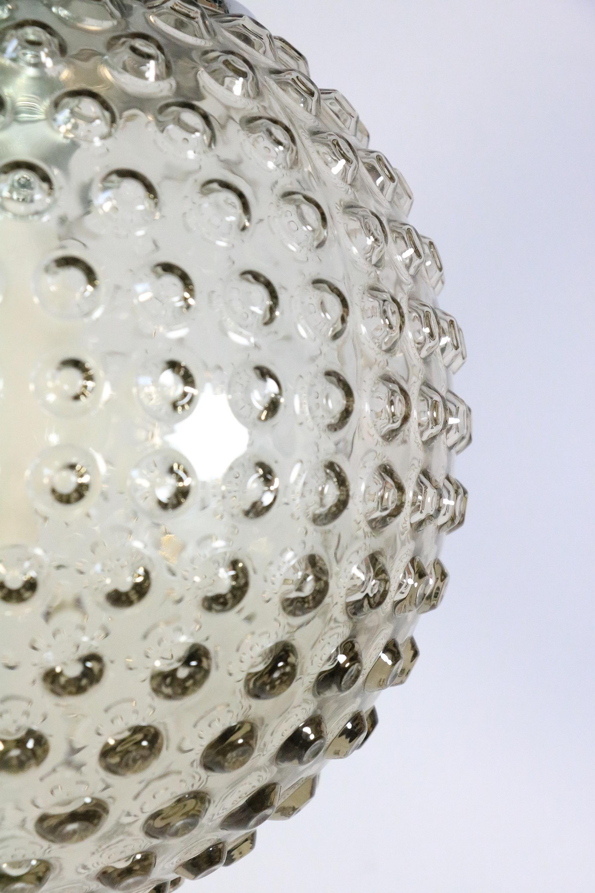 20th Century 1 of 2 Bubble Glass Lamp, STAFF, Krüger, Mid-Century, B condition For Sale