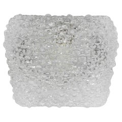 1. of 2 Clear Lovely Bubble Glass Wall Lamp or Flush Mount Light, 1960s Germany