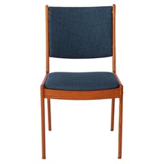 1 of 8 Danish Teak wood Chairs by Johannes Andersen Uldum Møbelfabrik 1960s