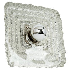 Set di 3 esclusive applique Sputnik in vetro di Peill & Putzler, Germania