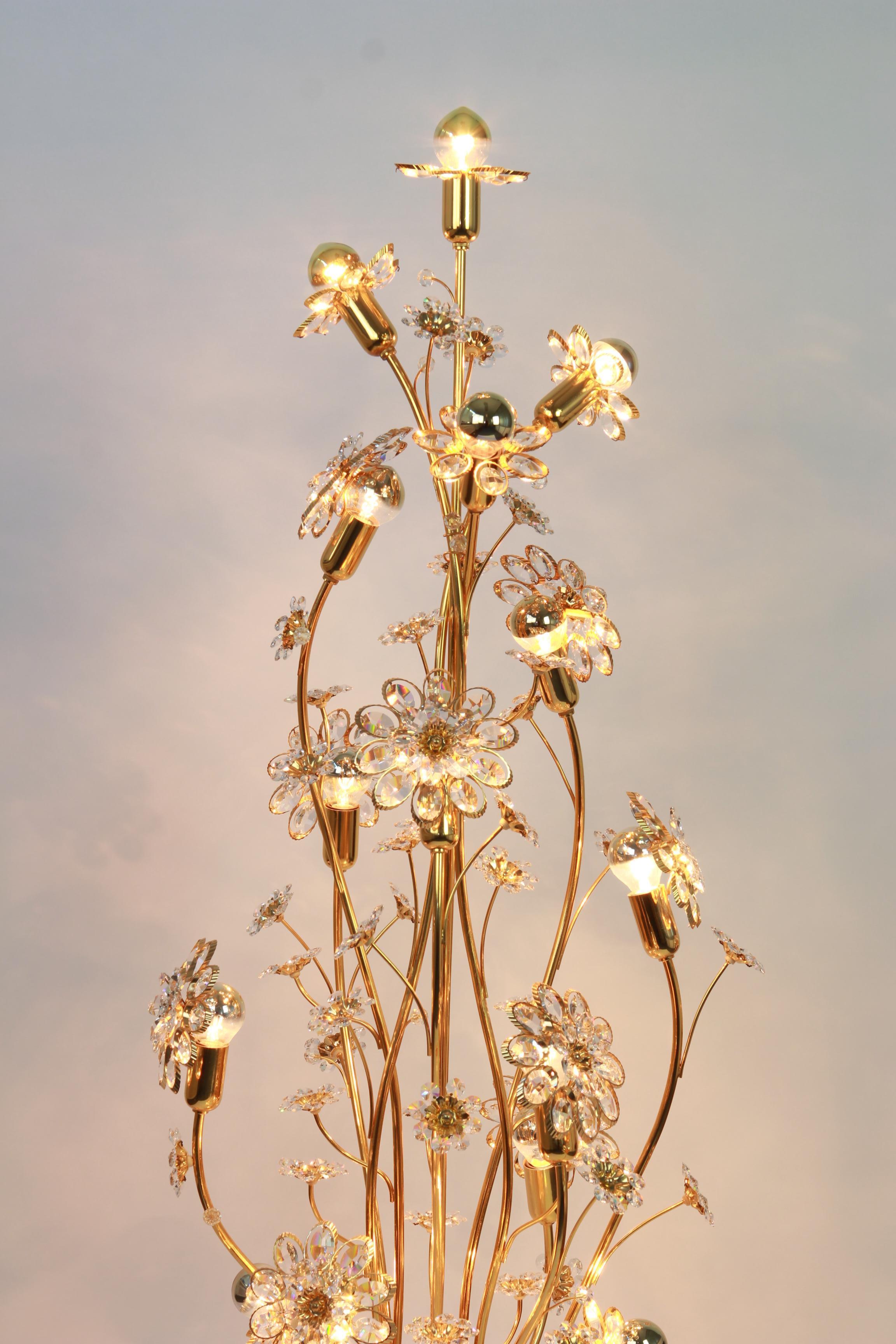 1 of 2 Exquisite Floor Lamp by Palwa, Germany, 1960s 4