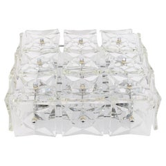 1 des 2 luminaires en cristal facetté de Kinkeldey, Allemagne
