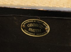 1 of 2 George Smith Signature Square Arm Sofa Feather Filled Cushions