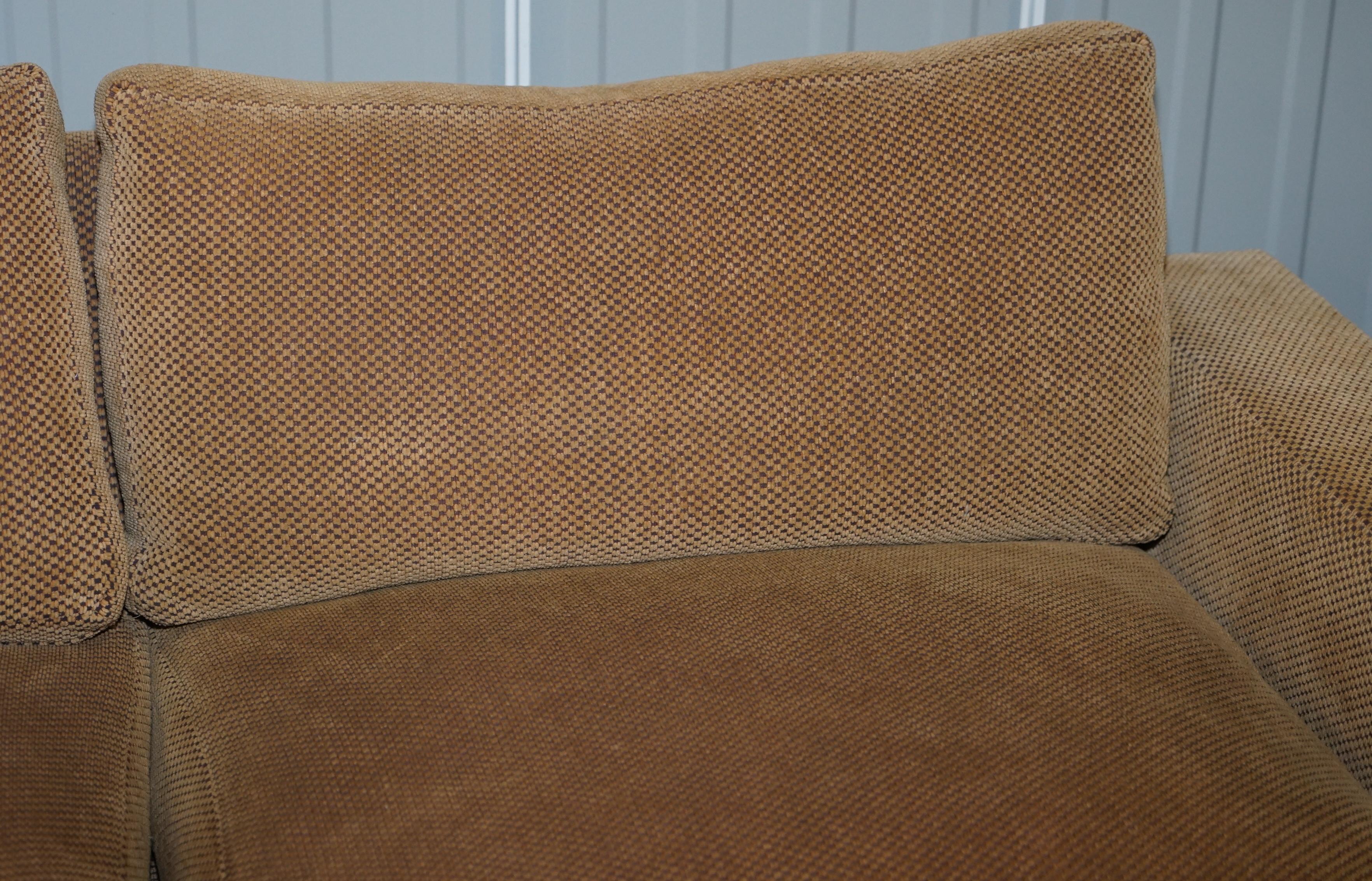 Upholstery 1 of 2 George Smith Signature Square Arm Sofa Feather Filled Cushions