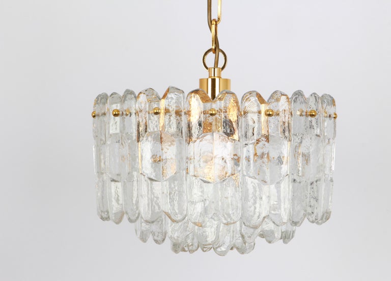 Lustre à Suspension Vintage en Cristal, Autriche, 1960s
