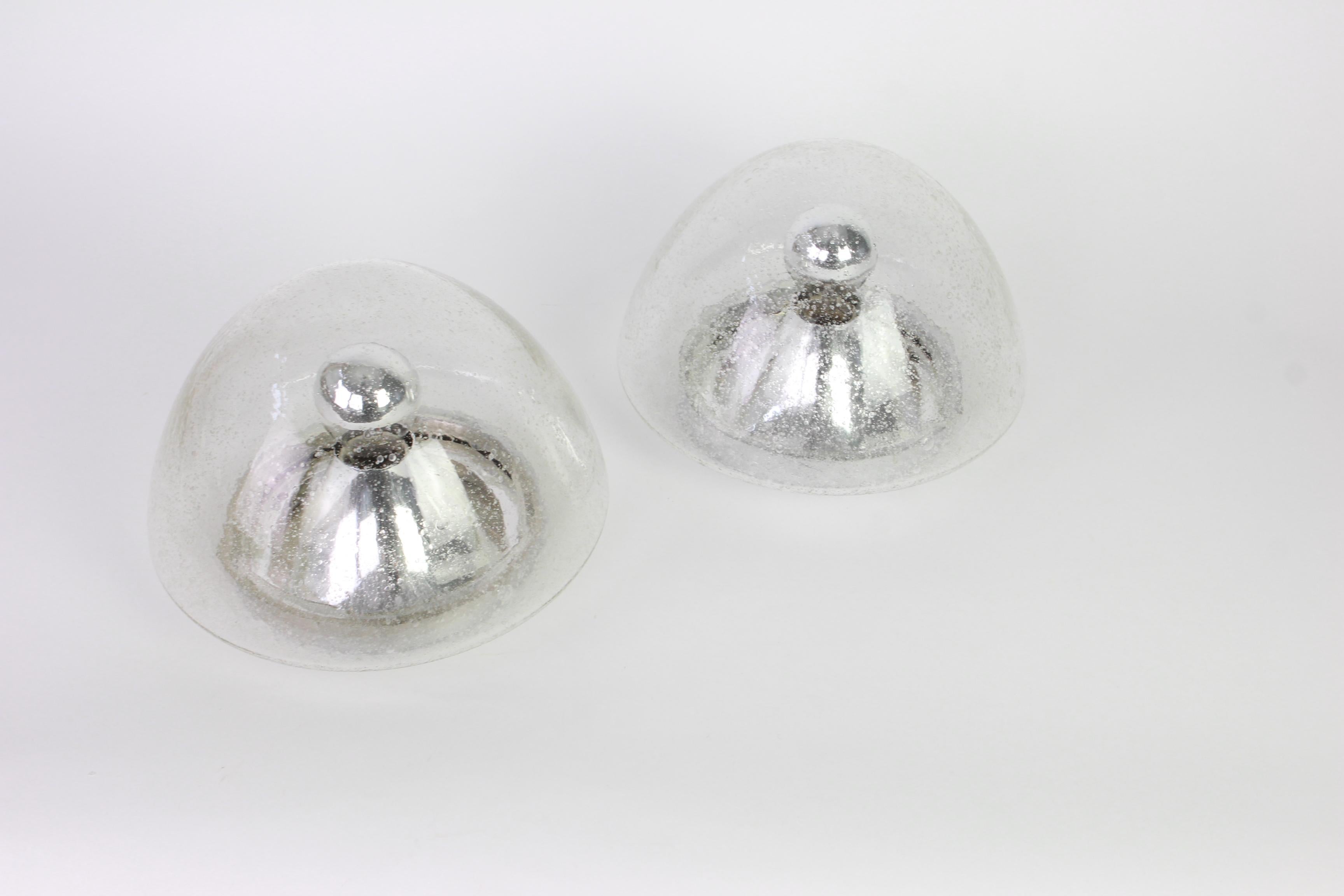 Allemand 1 des 2 Lights en verre A Space de Hoffmeister, Allemagne, années 1960 en vente