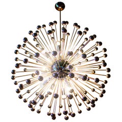 Retro 1 of 2 Grand Ballroom Concert Hall Chandelier, Germany, 1970s