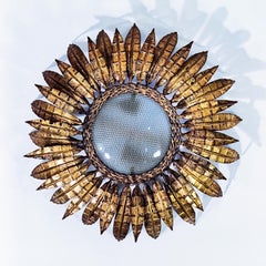 1 di 2 montature da incasso Hollywood Regency di Ferro Art, Spagna, anni '50