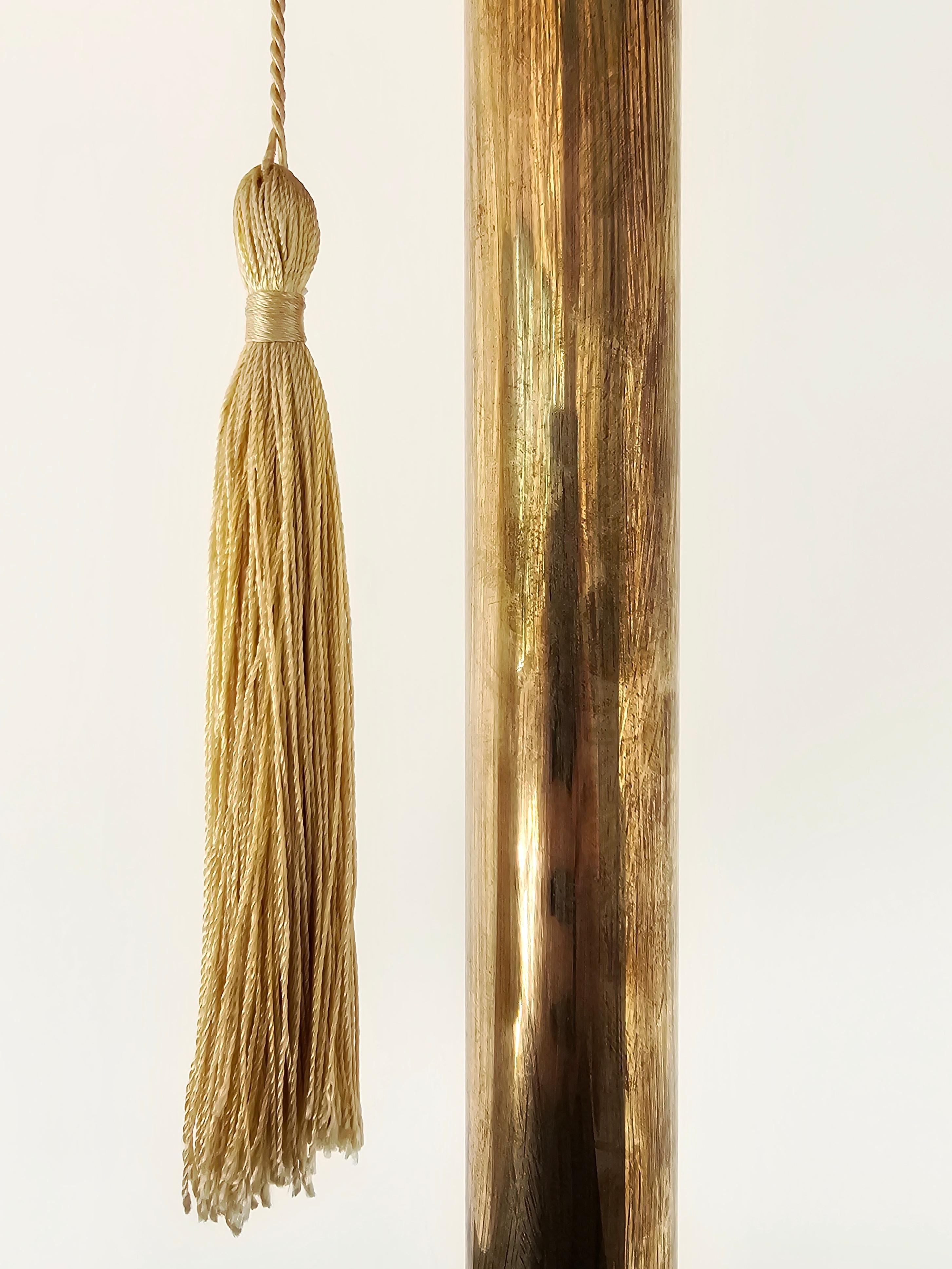 1 de 2 enormes lámparas de sobremesa de bronce de mediados de siglo, atribuidas a Maison Charles, Francia 1960 mediados del siglo XX en venta