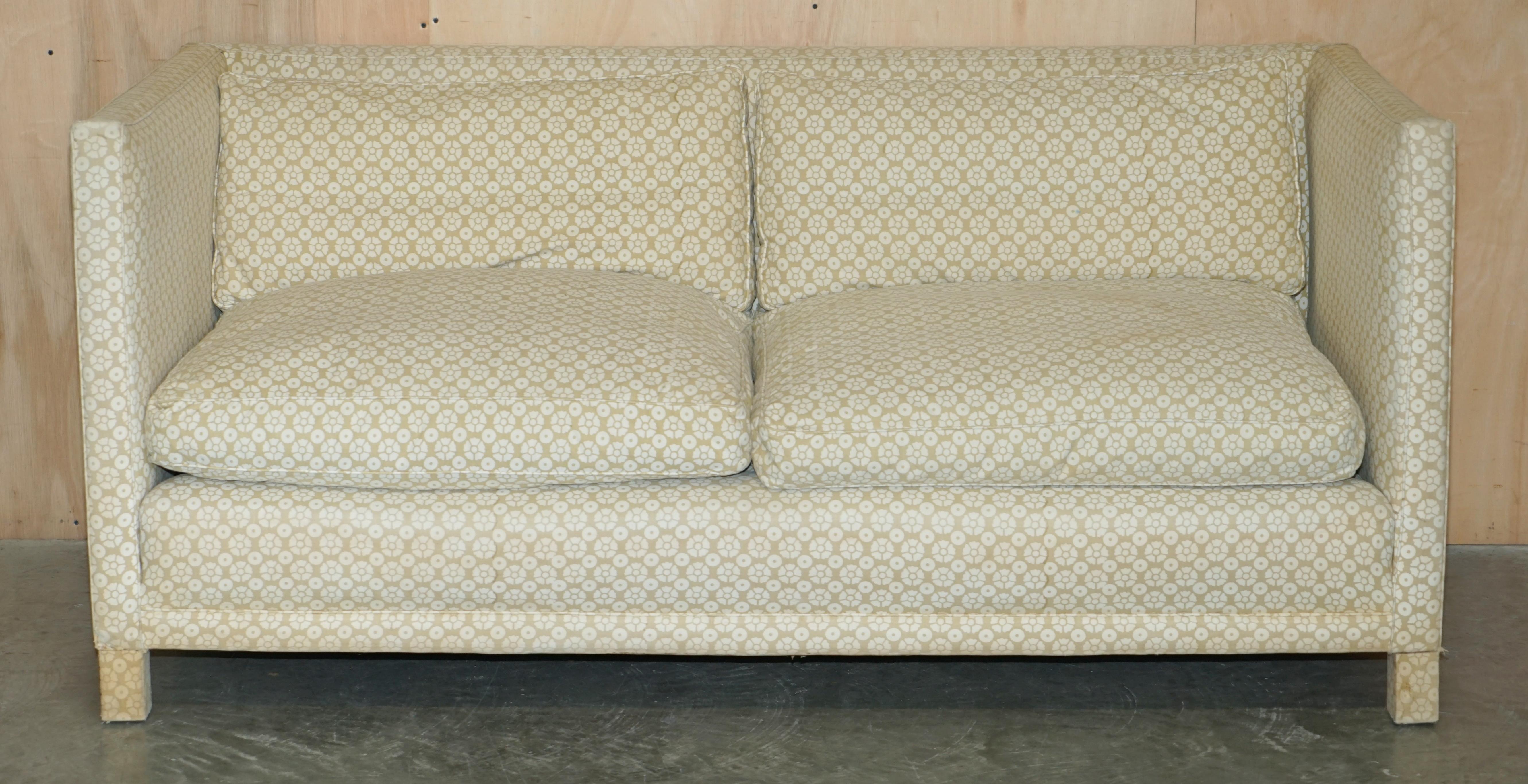 Royal House Antiques

Royal House Antiques is delighted to offer for sale one of two, very rare and important original 1969 David Hicks Paire De Canapes, Vers sofas in the original ticking fabric

Please note the delivery fee listed is just a guide,