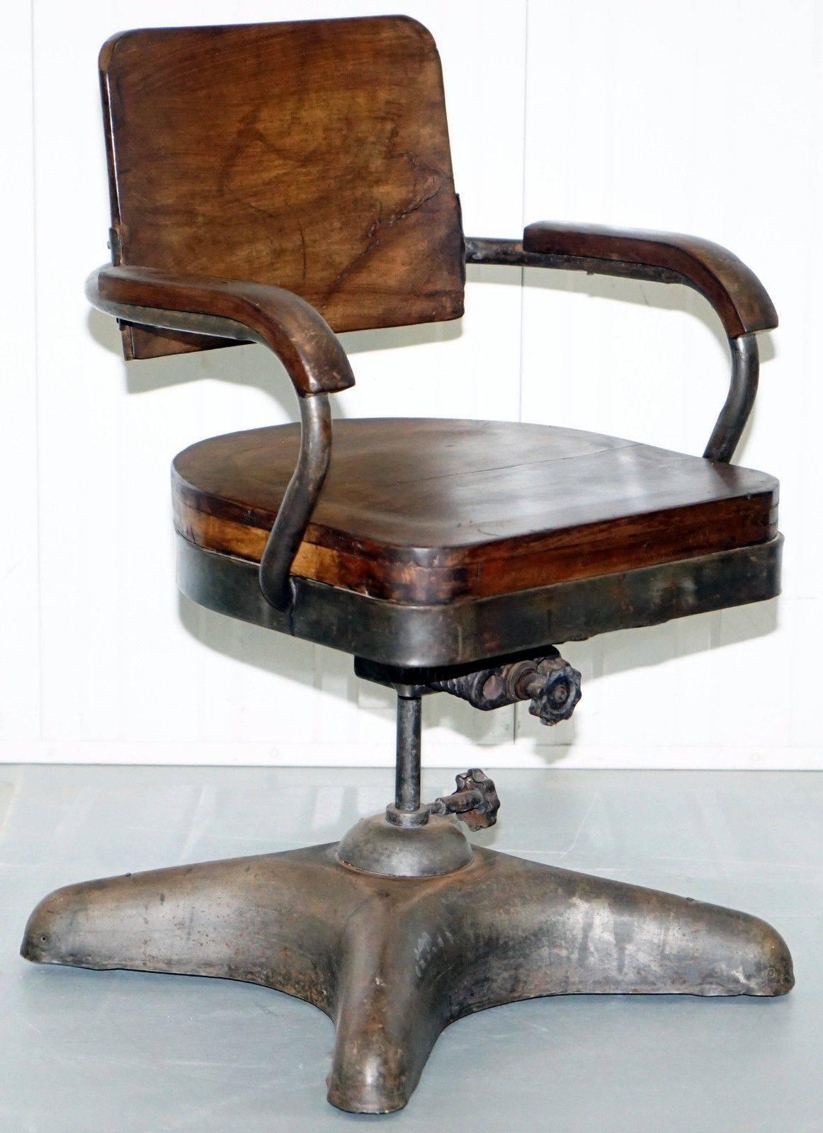 old fashioned desk chair