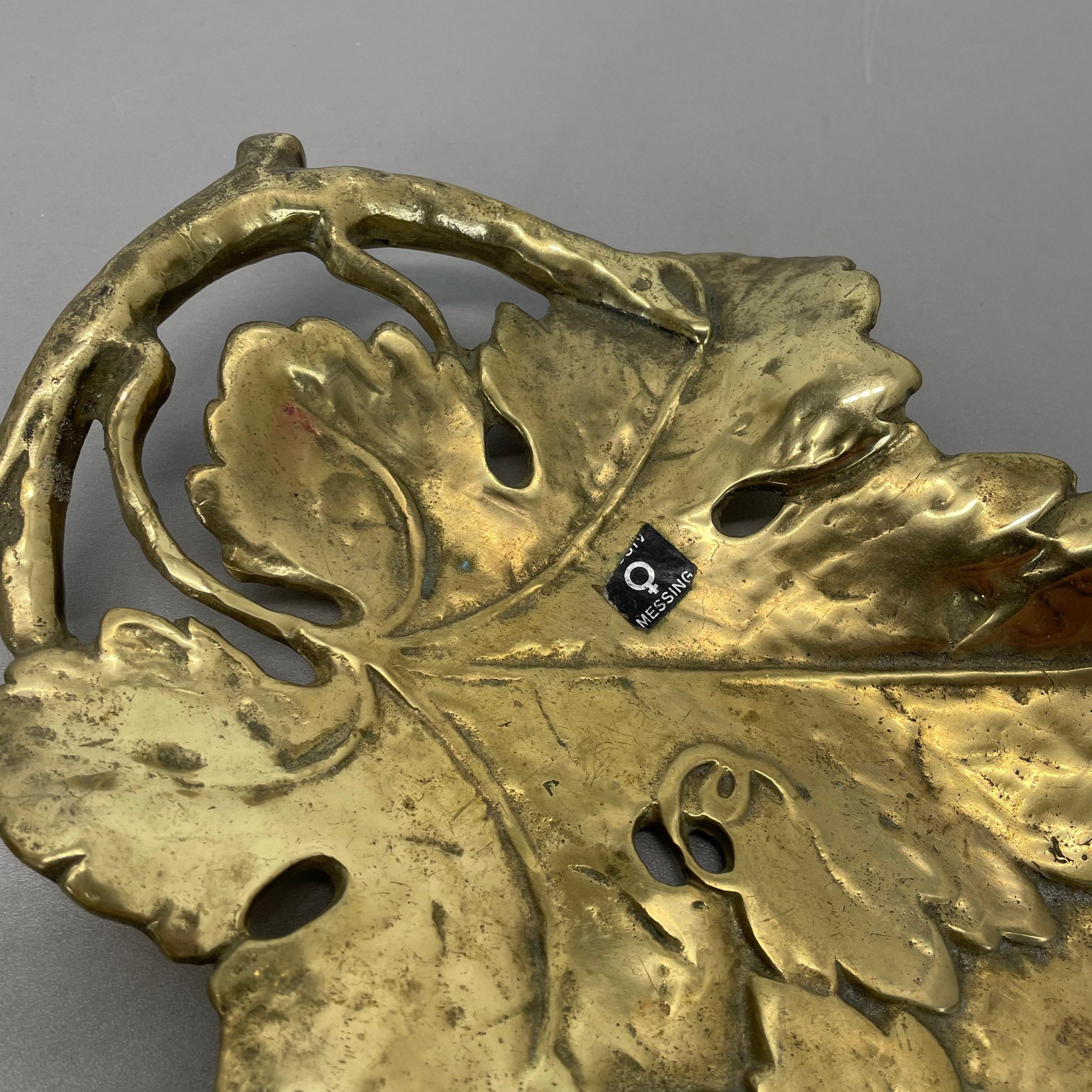 1 di 2 Grandi elementi a conchiglia in ottone da 34 cm Auböck Hagenauer, Germania, anni '70 in vendita 4