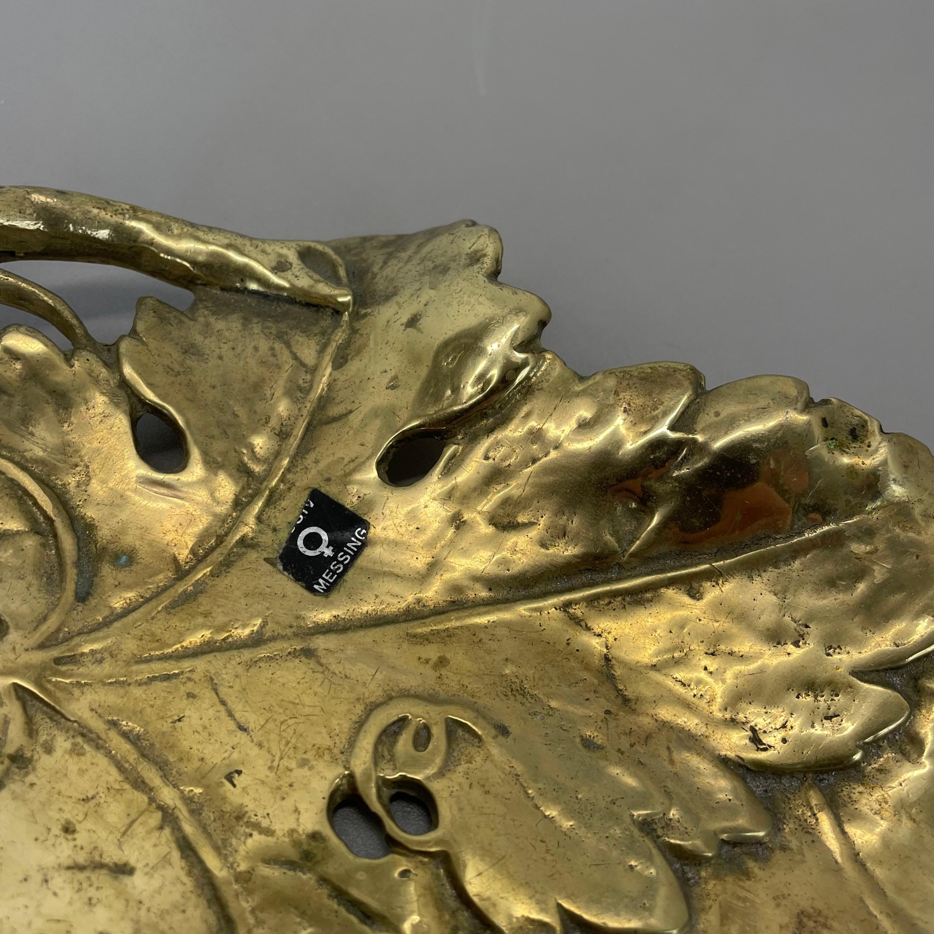 1 di 2 Grandi elementi a conchiglia in ottone da 34 cm Auböck Hagenauer, Germania, anni '70 in vendita 5