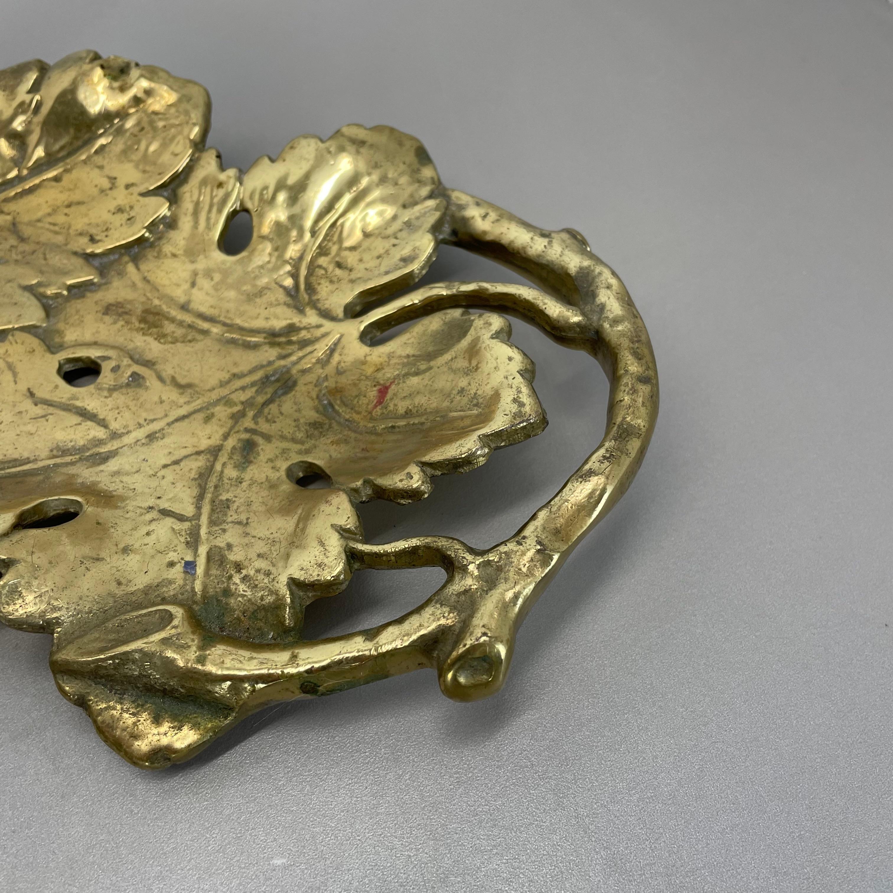 1 di 2 Grandi elementi a conchiglia in ottone da 34 cm Auböck Hagenauer, Germania, anni '70 in vendita 6