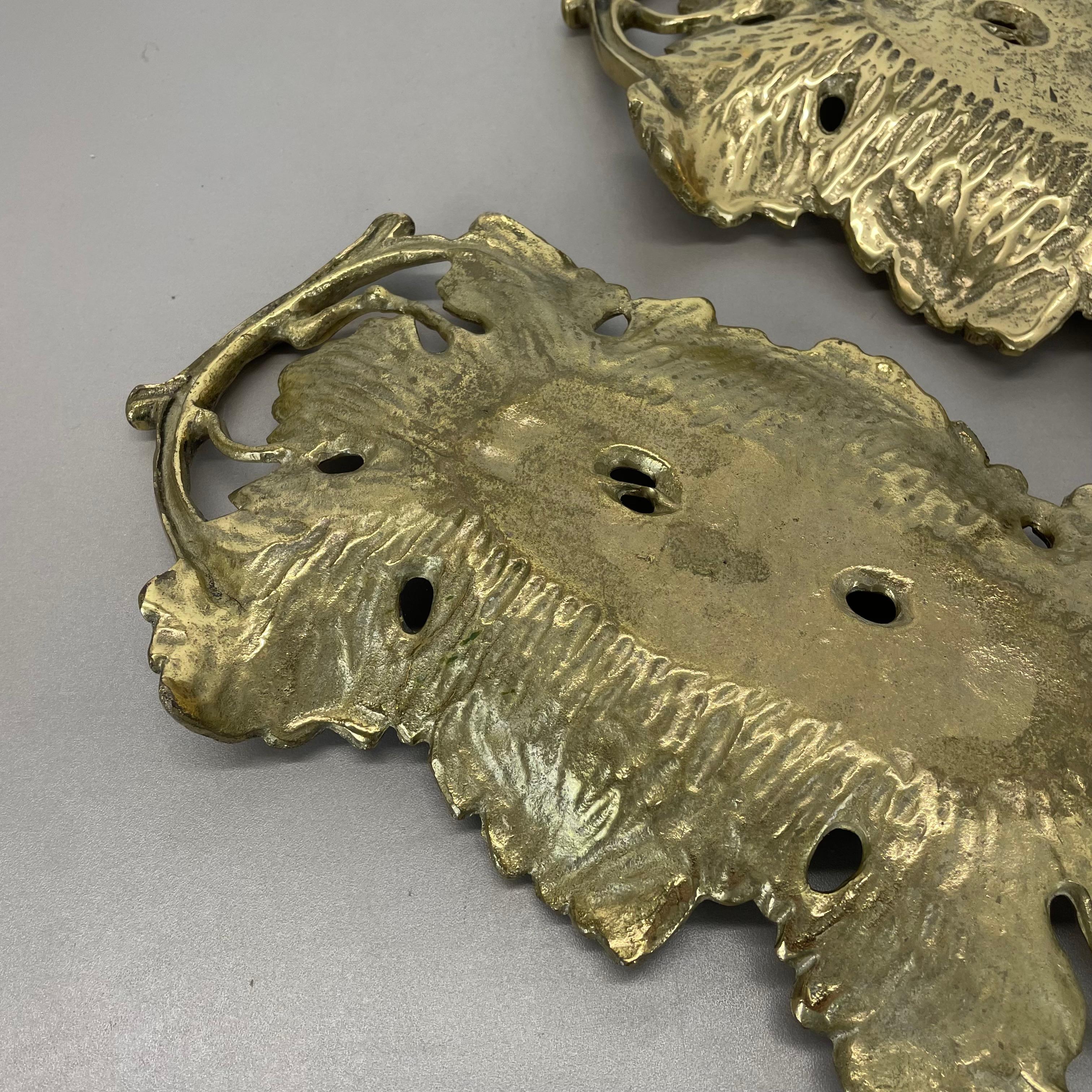 1 di 2 Grandi elementi a conchiglia in ottone da 34 cm Auböck Hagenauer, Germania, anni '70 in vendita 13