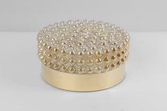 1 of 2 Large Amber Bubble Glass Wall / Ceiling lights, Limburg, Germany