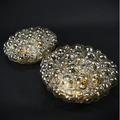 1 of 2 large ceiling lamp by Helena Tynell BUBBLE for Limburg, 1960s